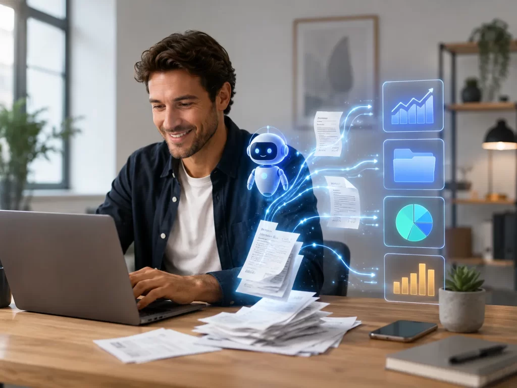 Een zzp’er automatiseert administratie en verwerkt bonnetjes sneller met AI.